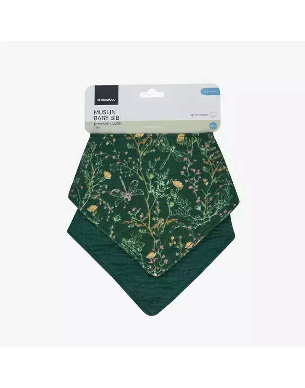 Muslino Seilinukų Rinkinys 2 vnt. – Secret Garden Green