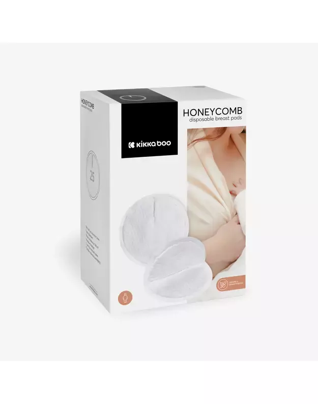 Vienkartiniai krūtų įklotai „Honeycomb“ (25 vnt.)