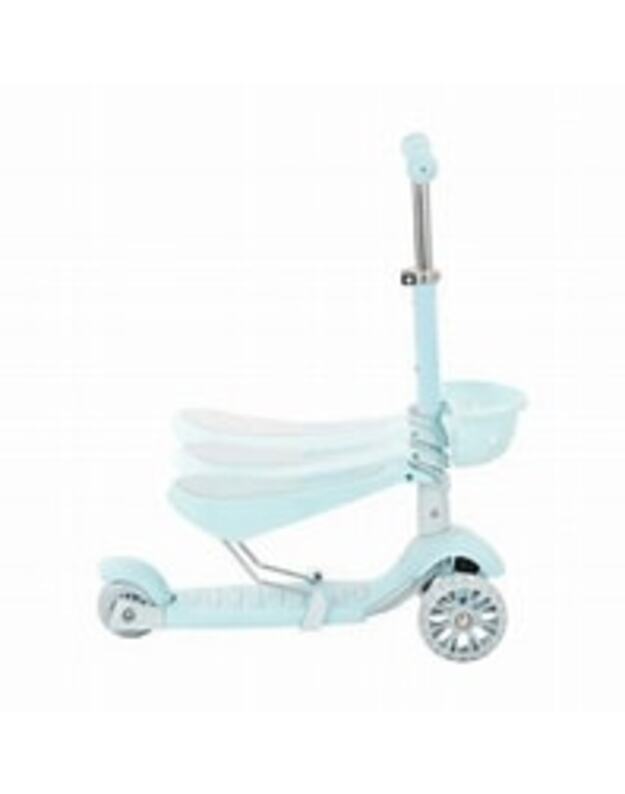 Makani Bonbon 4in1 scooter Candy Blue with a handle