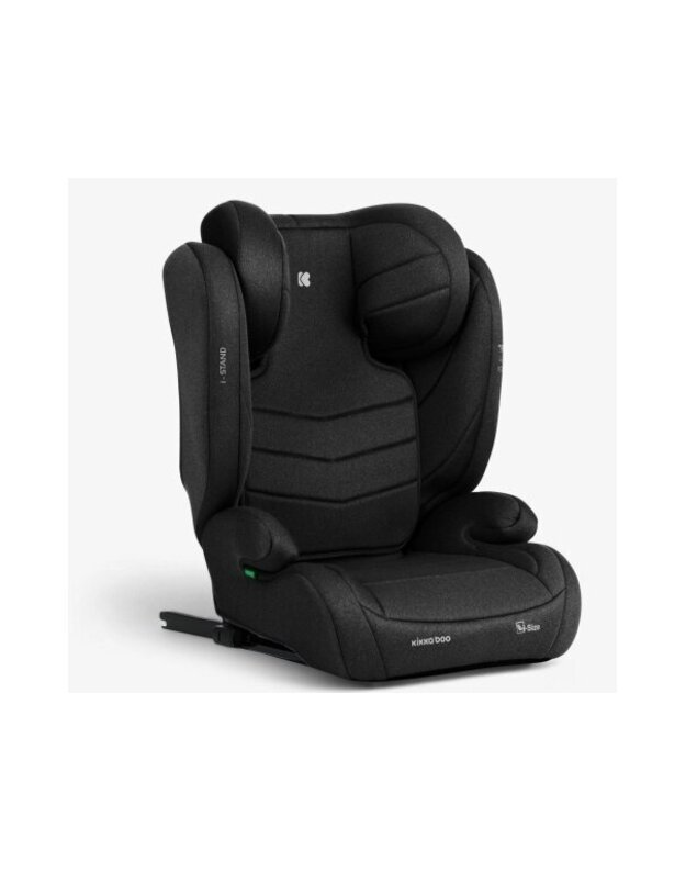 Automobilinė kėdutė KikkaBoo i-Stand i-size 100-150cm Black