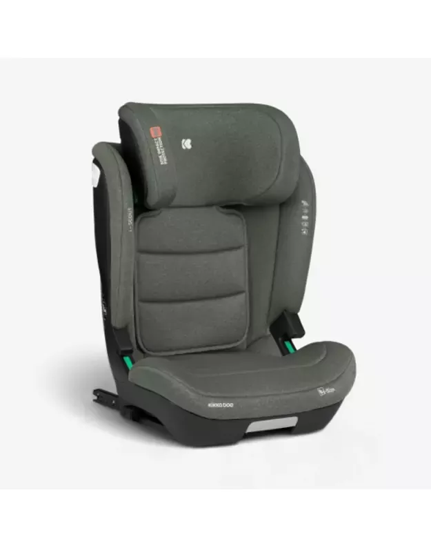 Automobilinė kėdutė KikkaBoo i-Scout i-size 100-150cm Army Green