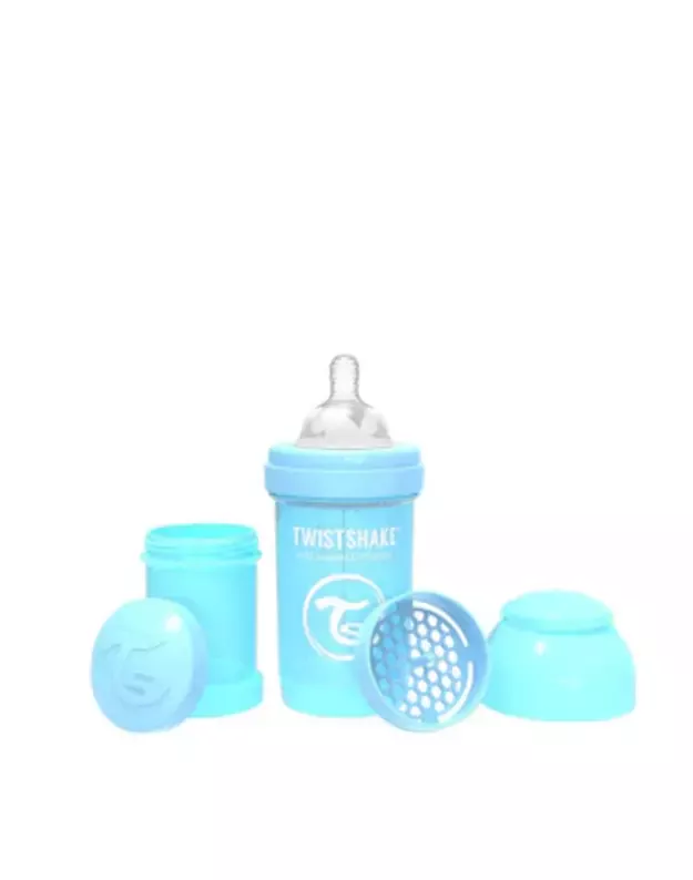 Antikolikinis buteliukas Twistshake 180 ml Pastel Blue 78250