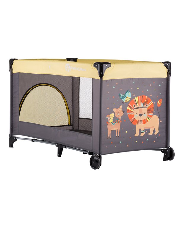 Kelioninė lovytė Petite&Mars Koot Lion Yellow 