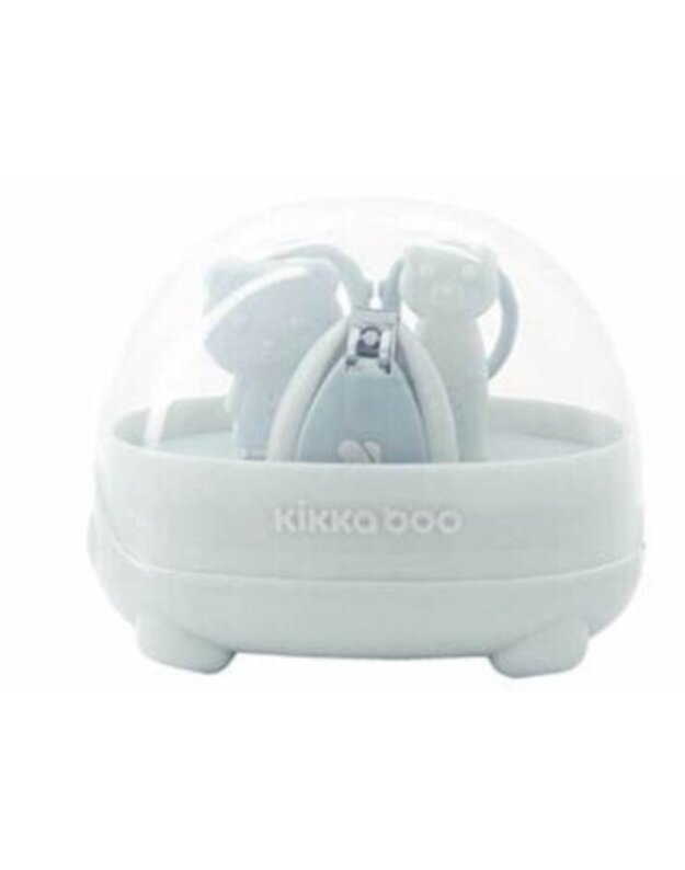 KikkaBoo manikiūro rinkinys naujagimiui Bear Blue
