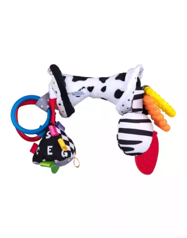 Moni BaliBazoo Twister Rattle & Teether for Babies 