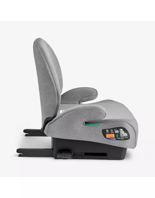 Automobilinė kėdutė KikkaBoo i-Boost Light Grey  2