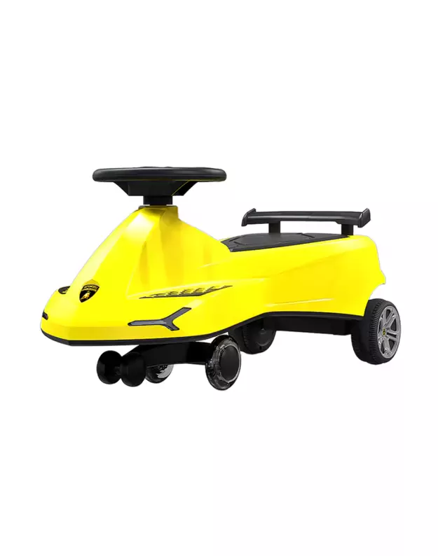 Moni Lamborghini Swing Car geltonas