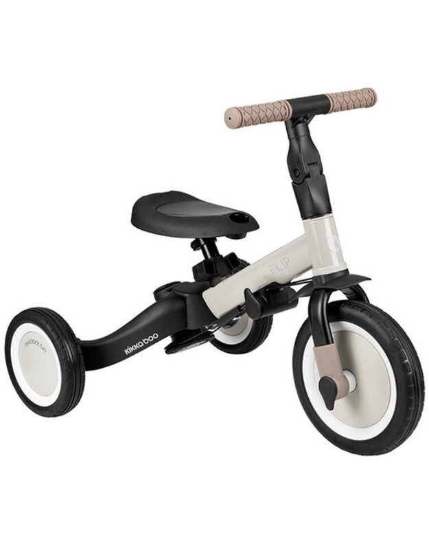 KikkaBoo Flip 5in1 triratukas Beige – daugiafunkcis augantis su vaiku 2