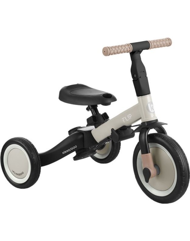 KikkaBoo Flip 5in1 triratukas Beige – daugiafunkcis augantis su vaiku 4