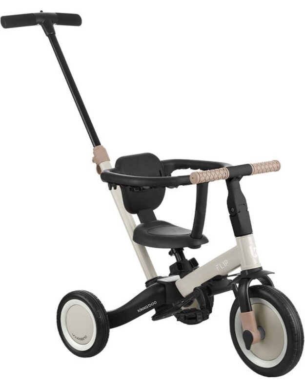 KikkaBoo Flip 5in1 triratukas Beige – daugiafunkcis augantis su vaiku 6