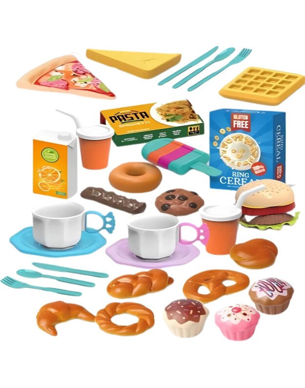 Woopie mažojo konditerio rinkinys – saldumynai ir desertai kibirėlyje, 40 detalių 1