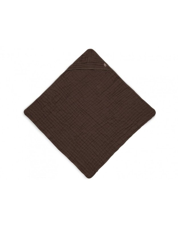 Jollein Cotton Hooded Towel Chestnut 75x75 cm 
