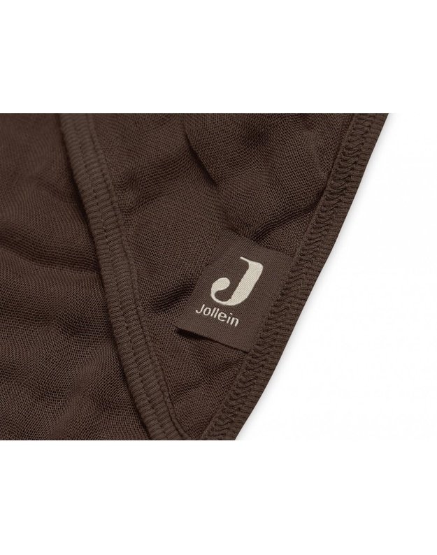 Jollein Cotton Hooded Towel Chestnut 75x75 cm 