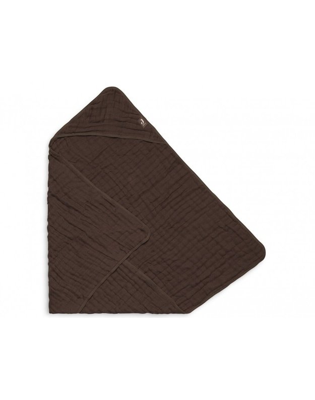 Jollein Cotton Hooded Towel Chestnut 75x75 cm 