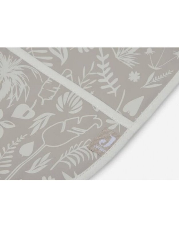 Jollein bib with sleeves, waterproof Botanical Nougat