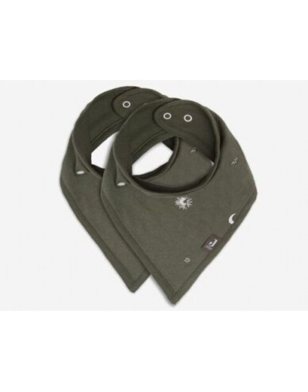 ollein Bib Bandana Stargaze Leaf Green 2 pcs