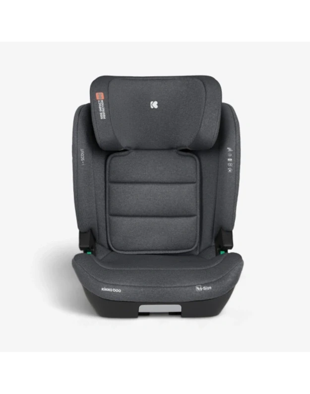 Automobilinė kėdutė KikkaBoo i-Scout i-size 100-150cm Dark Grey