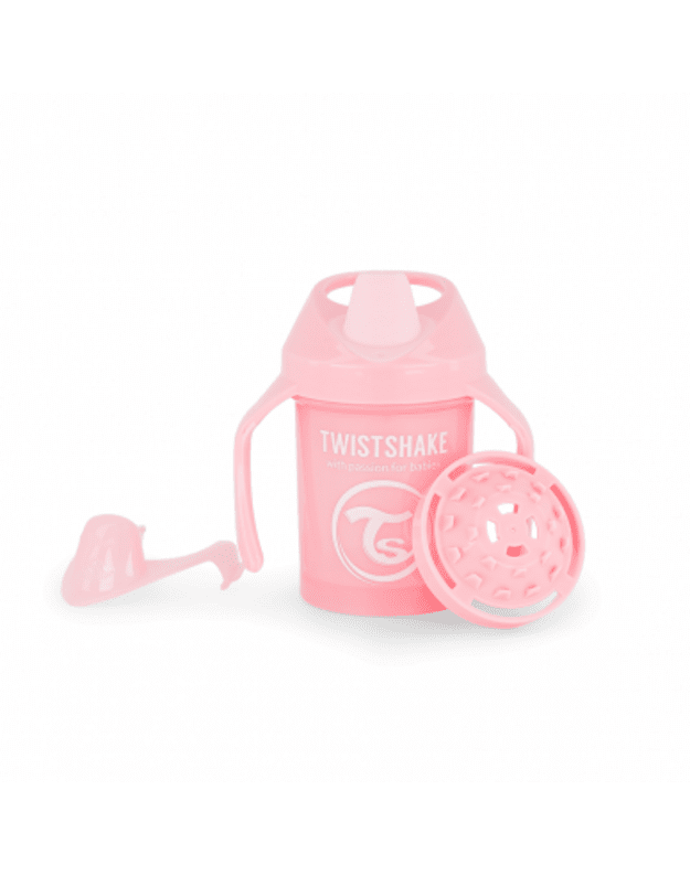 Twistshake Mini Cup Pink 230ml from 4 months – training cup 78267