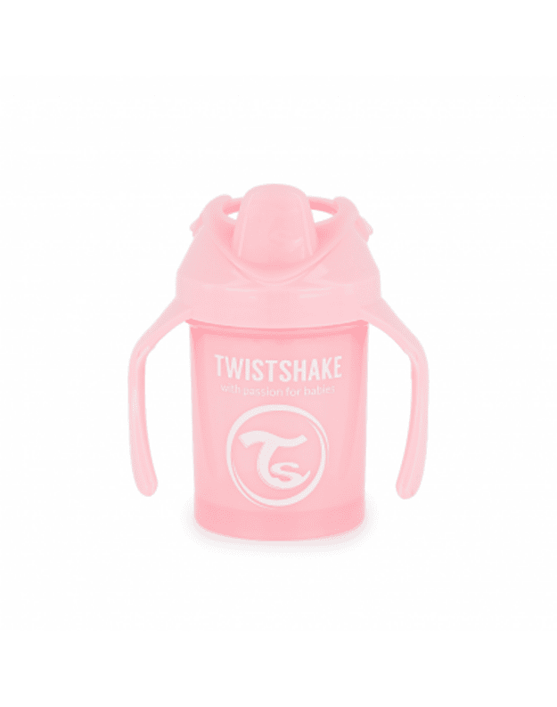 Twistshake Mini Cup Pink 230ml from 4 months – training cup 78267