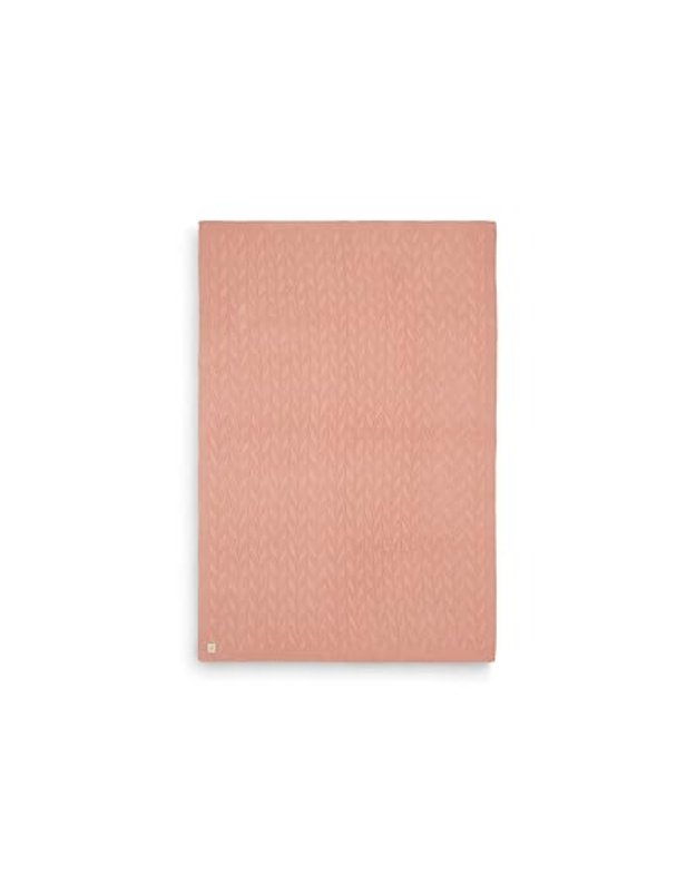 Jollein megztas pledas Spring Knit Rosewood Pink 100x150 cm