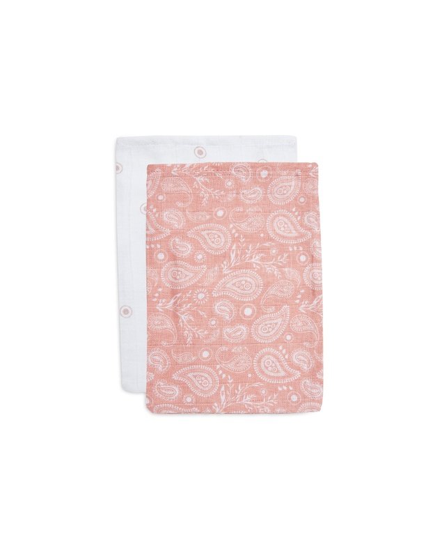 Jollein praustuvės pir&scaron;tinė Paisley Halo Rose GOTS (2 vnt.)