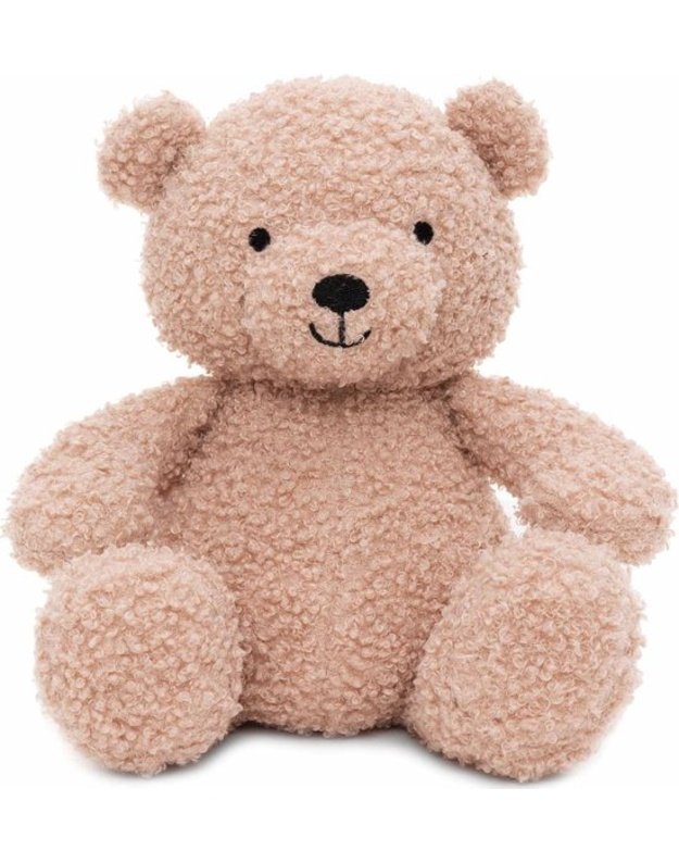 Jollein Teddy Bear Wild Rose 25 cm – soft bouclé plush toy