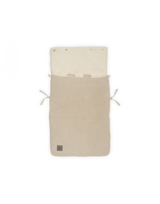 Jollein Bliss Knit Nougat cover for car seat, bassinet