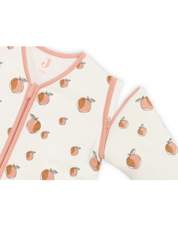 Jollein kūdikio miegmai&scaron;is su nusegamomis rankovėmis Peach 110 cm