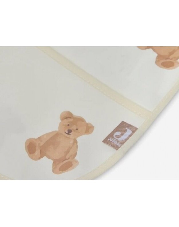 Jollein waterproof bib with sleeves Teddy Bear