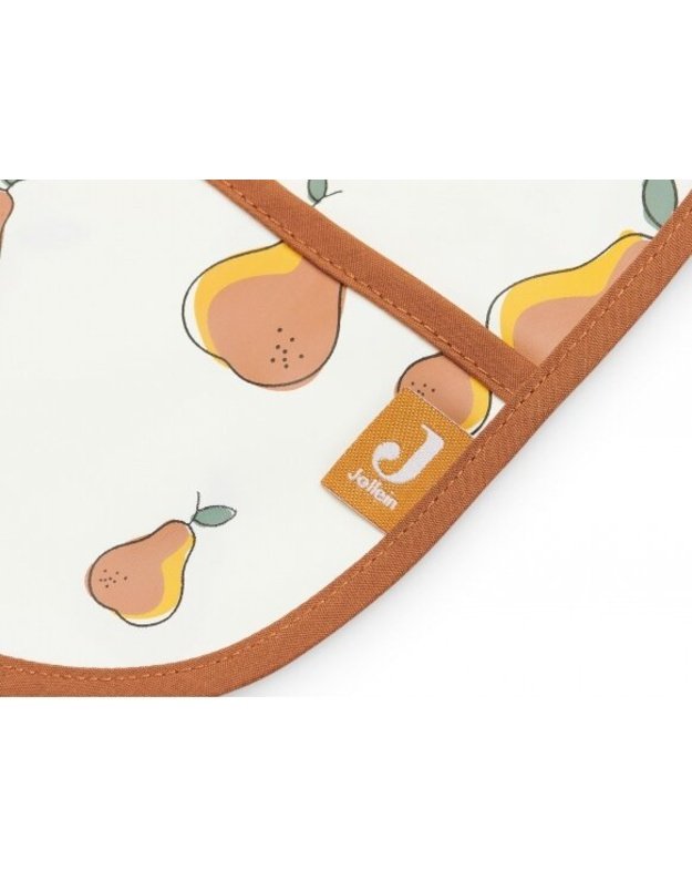 Jollein bib with sleeves, waterproof Pear