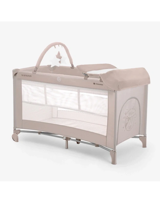 KikkaBoo So Gifted PLUS Travel Cot Beige 