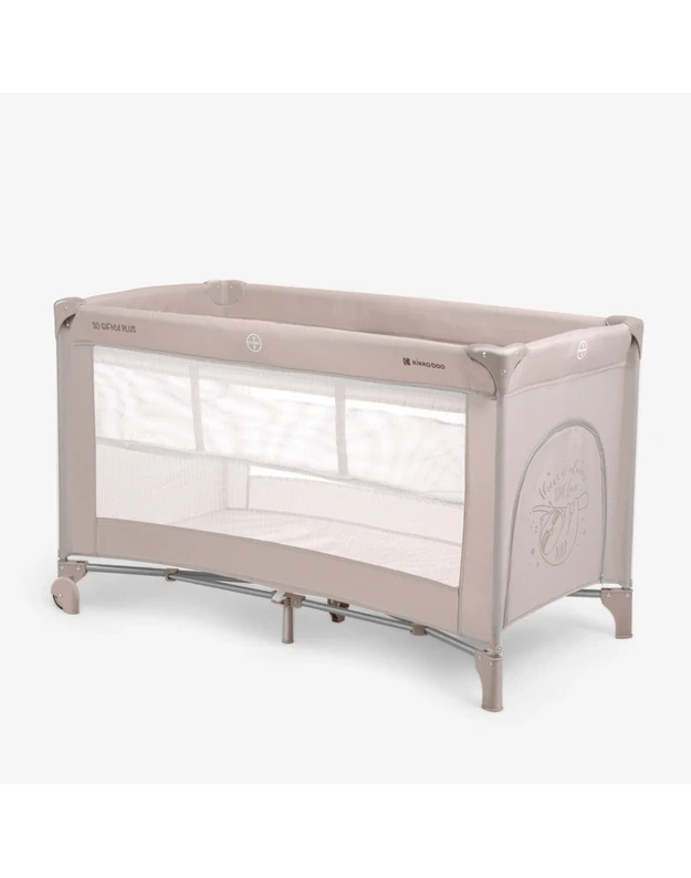 KikkaBoo So Gifted PLUS Travel Cot Beige 