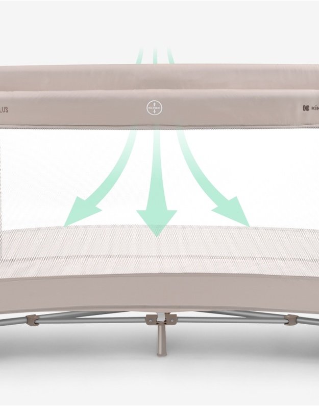 KikkaBoo So Gifted PLUS Travel Cot Beige 