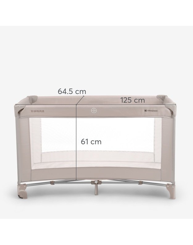 KikkaBoo So Gifted PLUS Travel Cot Beige 