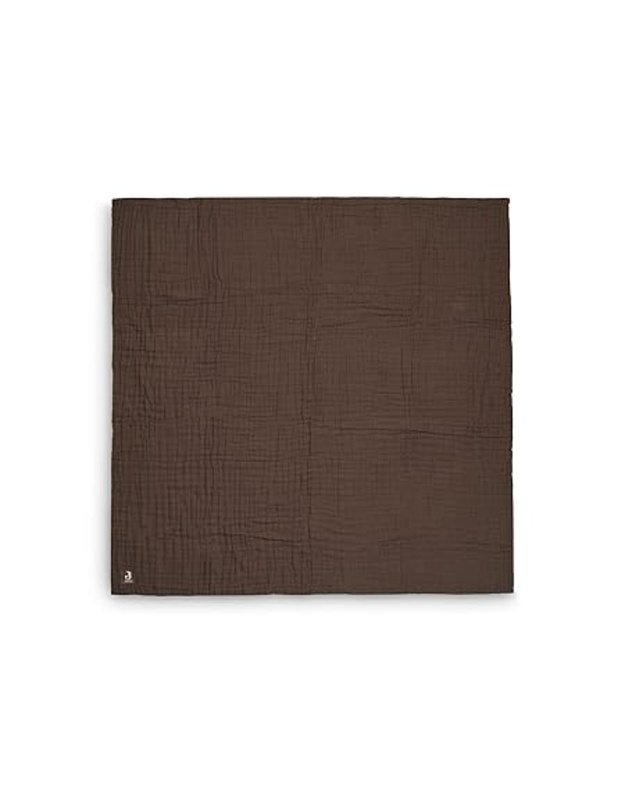 Jollein muslino vystymo skraistė Chestnut Brown 120x120 cm