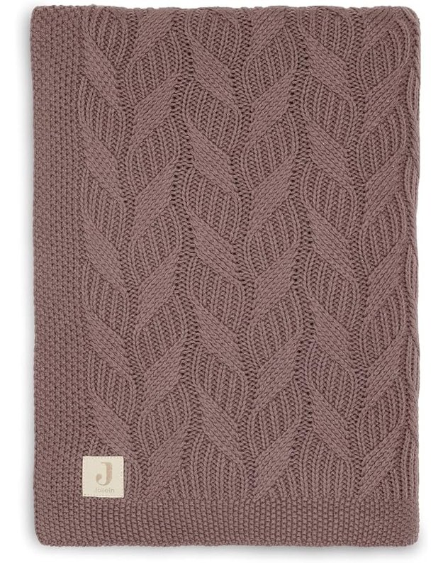 Jollein megztas vaikų pledas 100x150 cm Brown