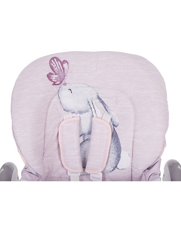 Maitinimo kėdutė KikkaBoo Sweet Nature Rabbit Pink