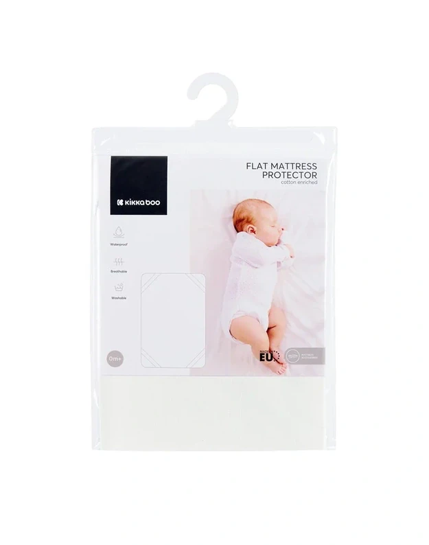Flat Cotton Mattress Protector 60x120 cm