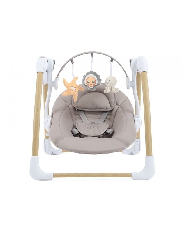 Oyster lounger woven by Oyster Swing Stone