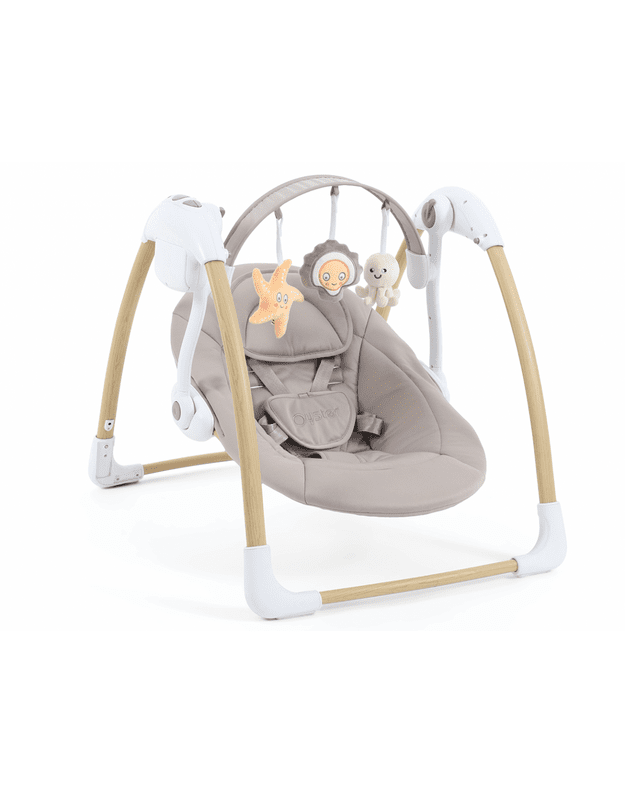 Oyster lounger woven by Oyster Swing Stone