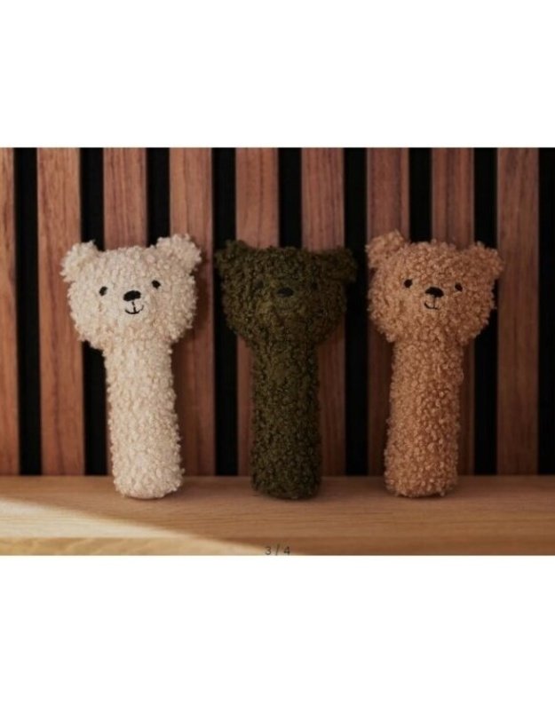 Jollein rattle Teddy Bear Leaf Green