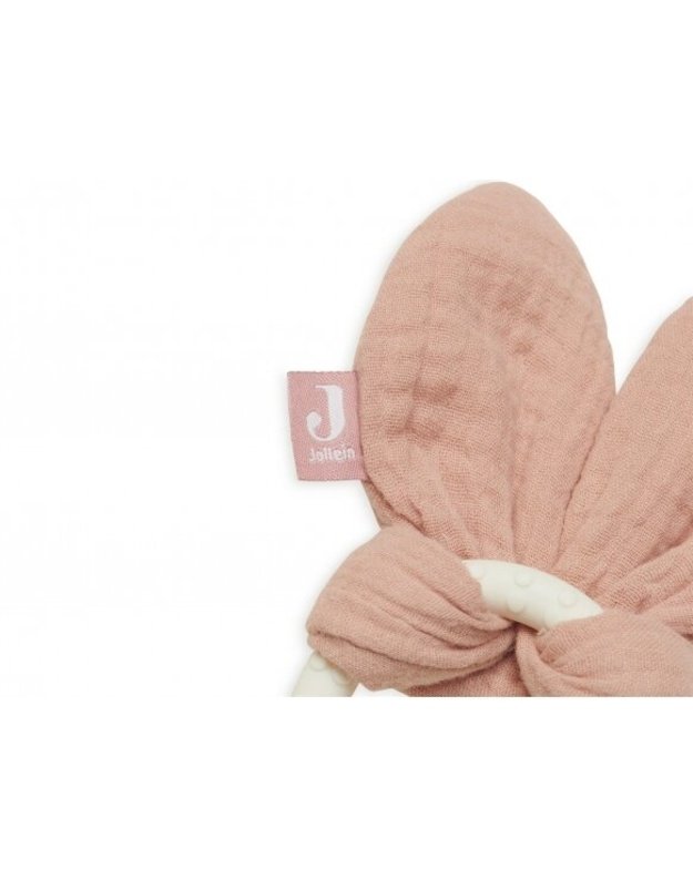 Jollein kramtukas - žaisliukas - Bunny Ears - Rosewood