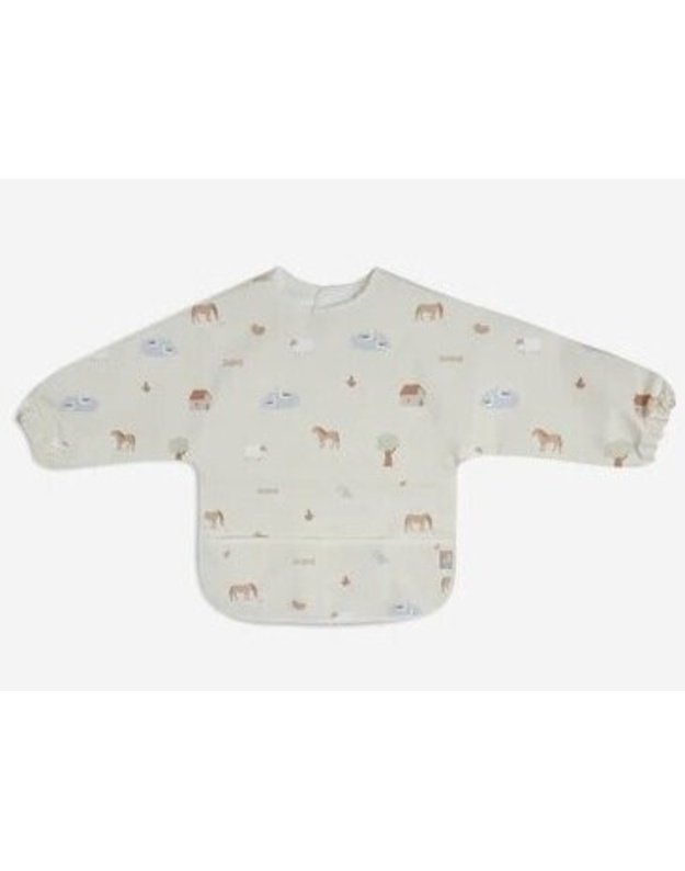 Jollein bib with sleeves, waterproof Farm