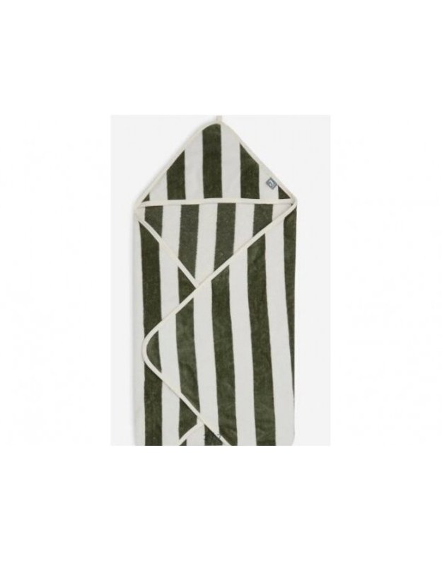 Jollein Terry Hooded Towel Leaf Green GOTS 75x75 cm 