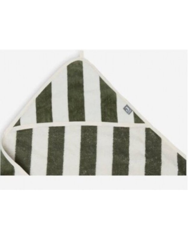 Jollein Terry Hooded Towel Leaf Green GOTS 75x75 cm 