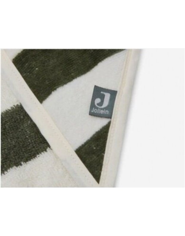 Jollein Terry Hooded Towel Leaf Green GOTS 75x75 cm 