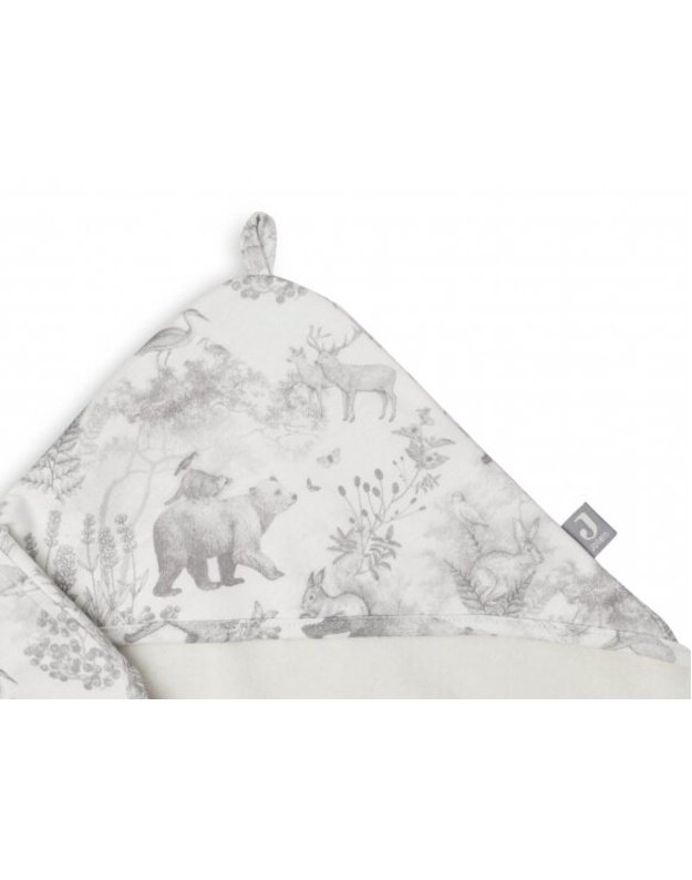 Jollein Muslin Hooded Towel Forest Animals 75x75 cm 