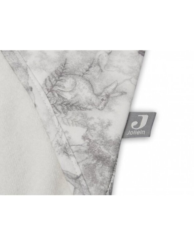 Jollein Muslin Hooded Towel Forest Animals 75x75 cm 