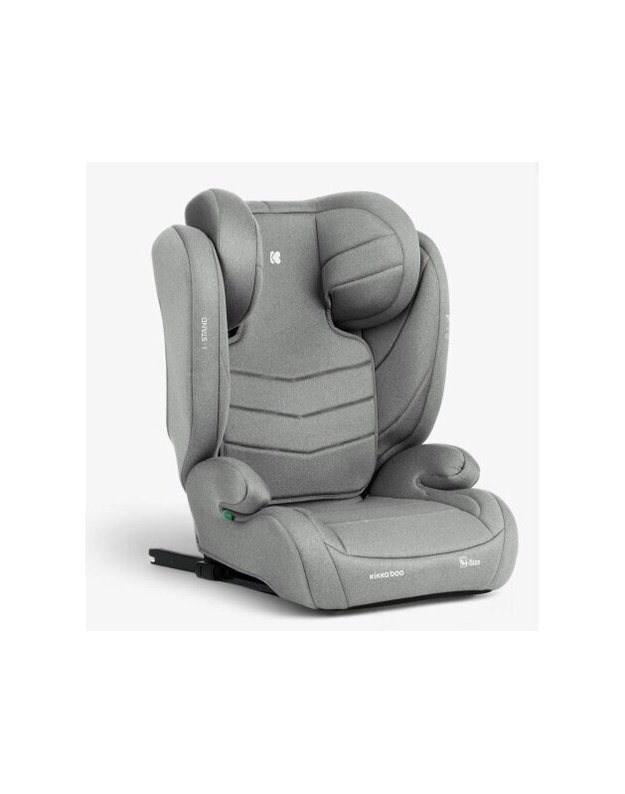Automobilinė kėdutė KikkaBoo i-Stand i-size 100-150cm Light Grey