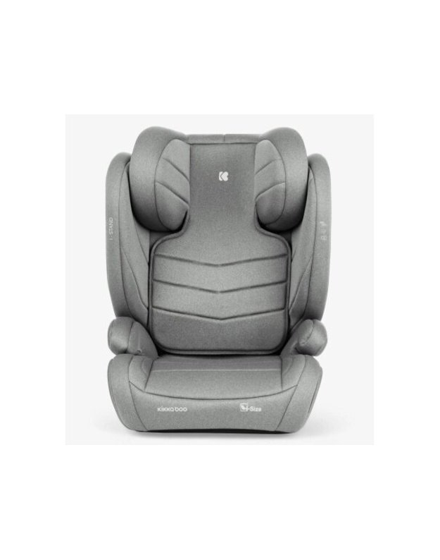 Automobilinė kėdutė KikkaBoo i-Stand i-size 100-150cm Light Grey